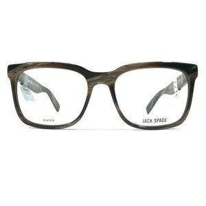 Jack Spade MAJOR 0WR9 Eyeglasses Frames Brown Horn Square Full Rim 53-18-145